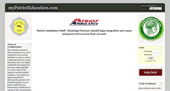 Desktop Screenshot of mypatrioteducation.com